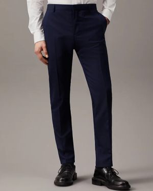 Pantaloni sartoriali "Roma" in lana vergine stretch